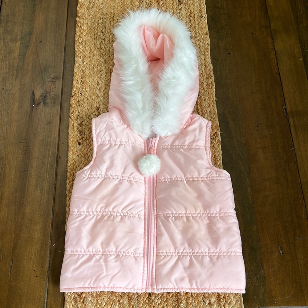 Pink Puffer Vest